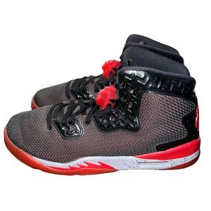 Nike Air Jordan BK NY Black Fire Red Charcoal  Grey US Size 7Y